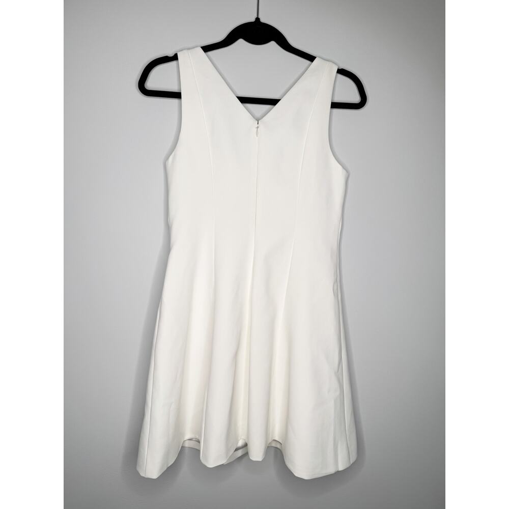 Cynthia Rowley Paloma White Beaded Floral Mini Dress Bridal Wedding - Picture 6 of 7